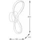 Бра декоративне Zuma Line 20026W-GD Fermi