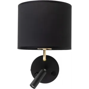Бра з лампою для читання TK lighting 4234 Enzo Black