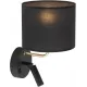 Бра з лампою для читання TK lighting 4234 Enzo Black