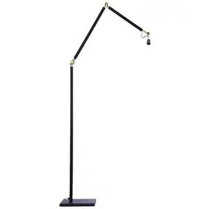Торшер декоративний Azzardo AZ4193 ZYTA FLOOR LAMPBODY BK/GO