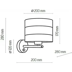 Бра декоративне TK LIGHTING 3221