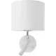 Бра з лампою для читання TK lighting 4236 Enzo White