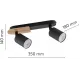 Спот з двома лампами TK Lighting COVER WOOD 4674