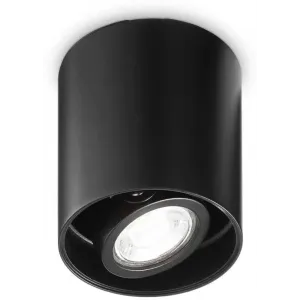 Точковий накладний світильник Ideal lux 243924 Mood PL1 D09 Round Nero