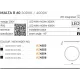 Стельовий світильник Azzardo AZ4256 MALTA R 60 4000K BK