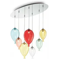 Дитяча люстра Ideal lux CLOWN SP7 COLOR (100937)