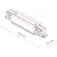 Елемент трекової системи Nowodvorski 8707 CTLS POWER STRAIGHT CONNECTOR WHITE CN