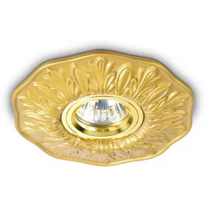 Точковий врізний світильник Ideal lux Polka FI1 Ottone (115610)