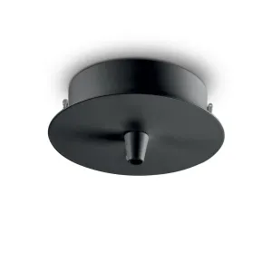 Аксесуар Ideal lux Rosone Metallo 1 Luce Nero (123295)