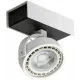 Бра спрямованого світла Azzardo Max 1 GM4114 230V WH/BK LED 16W (AZ1373)