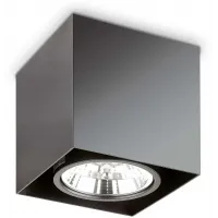 Точковий накладний світильник Ideal lux 243931 Mood PL1 D15 Square Nero