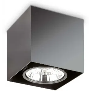 Точковий накладний світильник Ideal lux 243931 Mood PL1 D15 Square Nero
