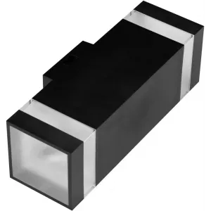 Вулична підсвітка фасаду Azzardo JASON 2 SQ WALL IP65 BK AZ5223