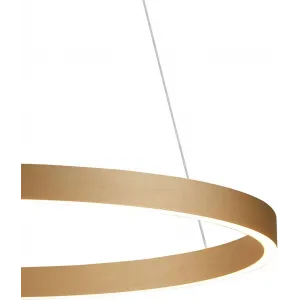 Люстра Azzardo ANDREA 120 3000K DIMM (20W+80W) GO AZ5105