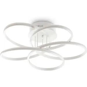 Люстра сучасна стельова Ideal lux 227825 Karol PL D65 Bianco