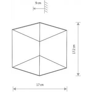 Вулична підсвітка фасаду Nowodvorski 8141 TRIANGLES LED