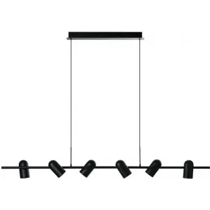 Люстра AZZARDO AZ5730 VIVI PENDANT 6 BK/BK