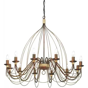 Люстра Ideal lux CORTE SP12 RUGGINE (97671)