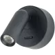 Бра спрямованого світла AZZARDO AZ5628 LUGANO ROUND WALL BK