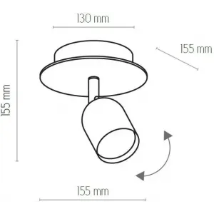 Бра спрямованого світла TK LIGHTING 3294