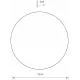 Декоративна підсвітка Nowodvorski 7634 RING LED BLACK S PL