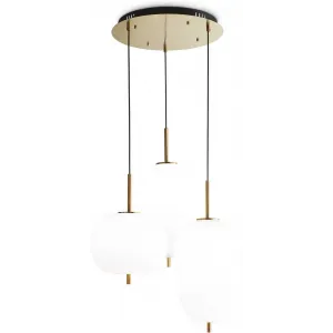 Люстра-підвіс Ideal lux 224541 Umile SP3 Ottone