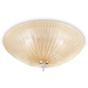 Стельовий світильник Ideal lux Shell PL4 Ambra (140186)