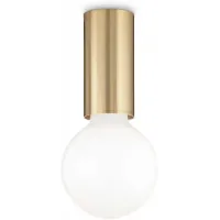 Точковий накладний світильник Ideal lux 233031 Petit PL1 Ottone