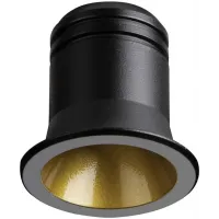 Точковий врізний світильник Ideal lux 244853 Virus Nero e Ottone