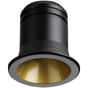 Точковий врізний світильник Ideal lux 244853 Virus Nero e Ottone