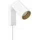 Бра спрямованого світла Nowodvorski 7773 MONO KINKIET I WHITE/GOLD Z PRZEWODEM PL