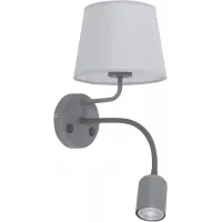 Бра з лампою для читання TK lighting 2536 Maja Gray