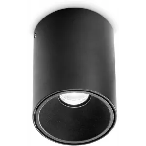 Точковий накладний світильник Ideal lux 205984 Nitro 15W Round Nero