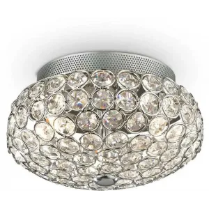 Кришталева люстра Ideal lux King PL3 Cromo (75389)