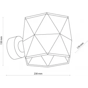 Бра декоративне TK Lighting KANTOOR WHITE 4785