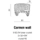 Кришталеве бра Azzardo Carmen Wall 5102-2W (AZ1283)