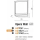 Декоративне підсвічування Azzardo AZ4321 OPERA WALL GOLD
