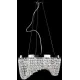 Кришталева люстра Azzardo Carmen Wall 5102-6PX Pendant (AZ1284)