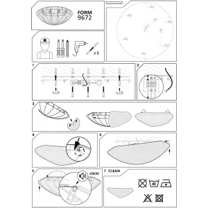 Люстра сучасна стельова Nowodvorski 9672 FORM
