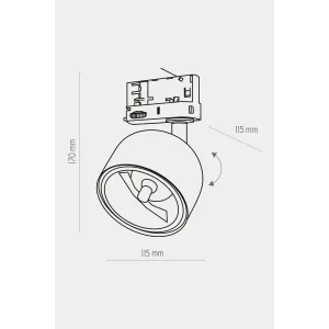 Трековий світильник TK Lighting 6054