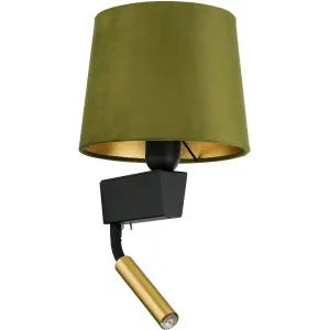 Бра з лампою для читання Nowodvorski 8214 CHILLIN BLACK II VGN/G PL