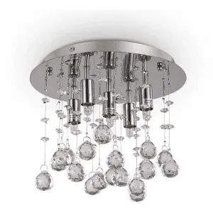 Кришталева люстра Ideal lux MOONLIGHT PL5 CROMO (94649)