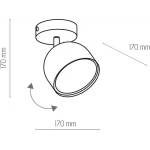 Бра спрямованого світла TK LIGHTING 3424