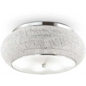 Люстра сучасна стельова Ideal lux Pasha PL14 Cromo (164991)