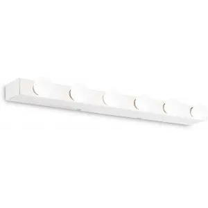 Світильник для ванної Ideal lux Prive AP6 Bianco (159423)