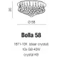 Кришталева люстра Azzardo Bolla 58 1671-10X (AZ1288)