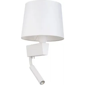 Бра з лампою для читання Nowodvorski 8216 CHILLIN WHITE II WH PL