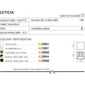 Декоративна підсвітка Azzardo AZ2932 Leticia