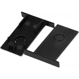 Елемент трекової системи AZZARDO AZ5687 ALFA TRACK MAGNETIC EASYFIX STRAIGHT END CAP BK