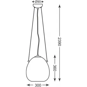 Люстра-підвіс Zuma Line Bresso Pendant P19066B-D30